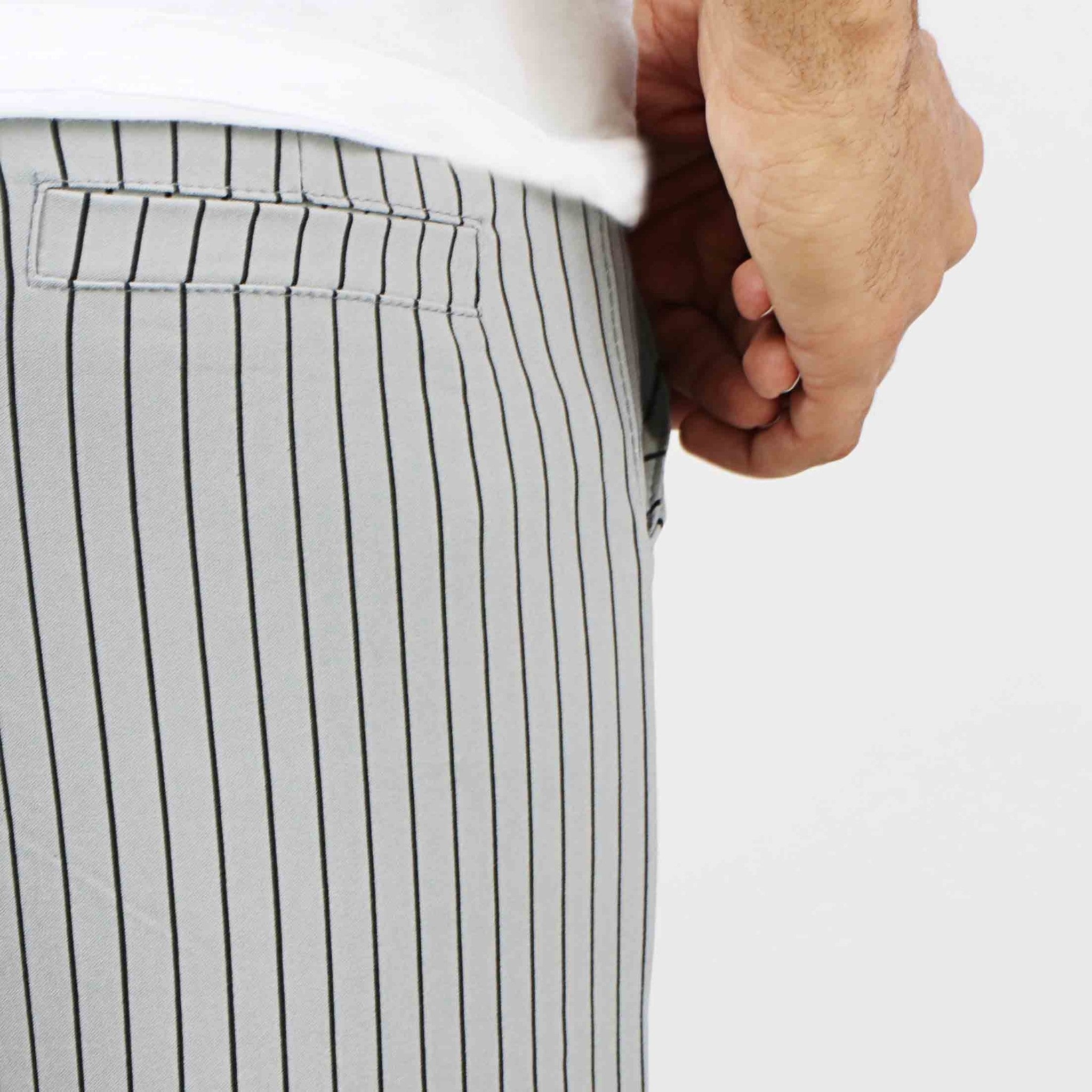 Chino Stripe Grijs