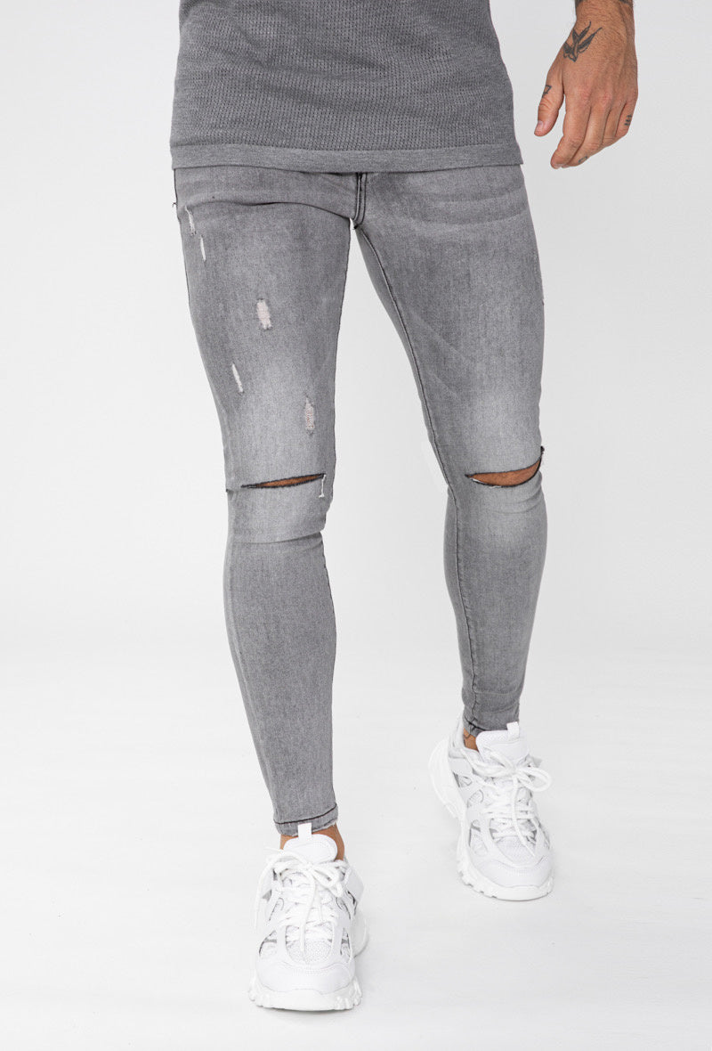 Grijze Skinny Jeans Heren