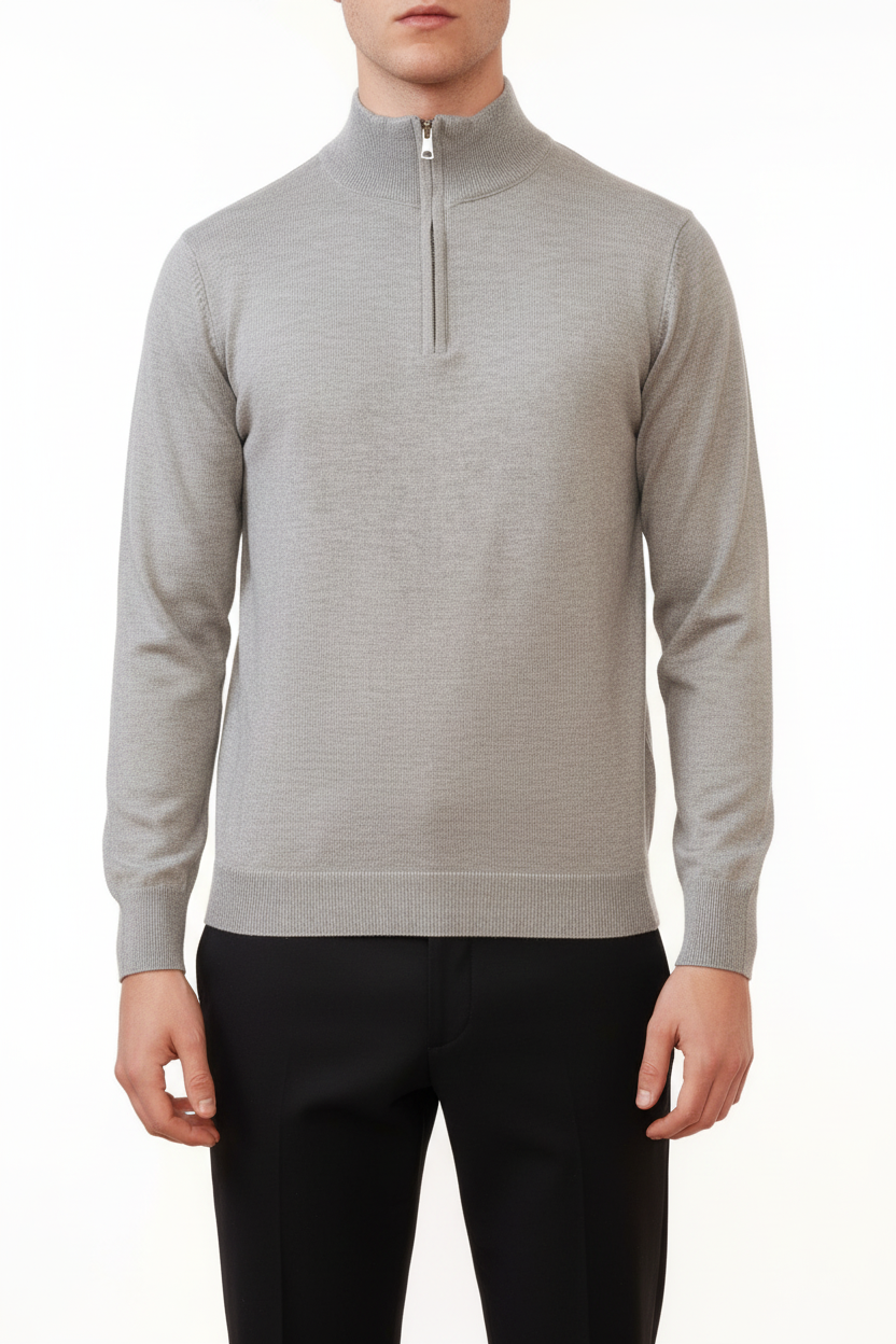Valenci Halfzip Grijs