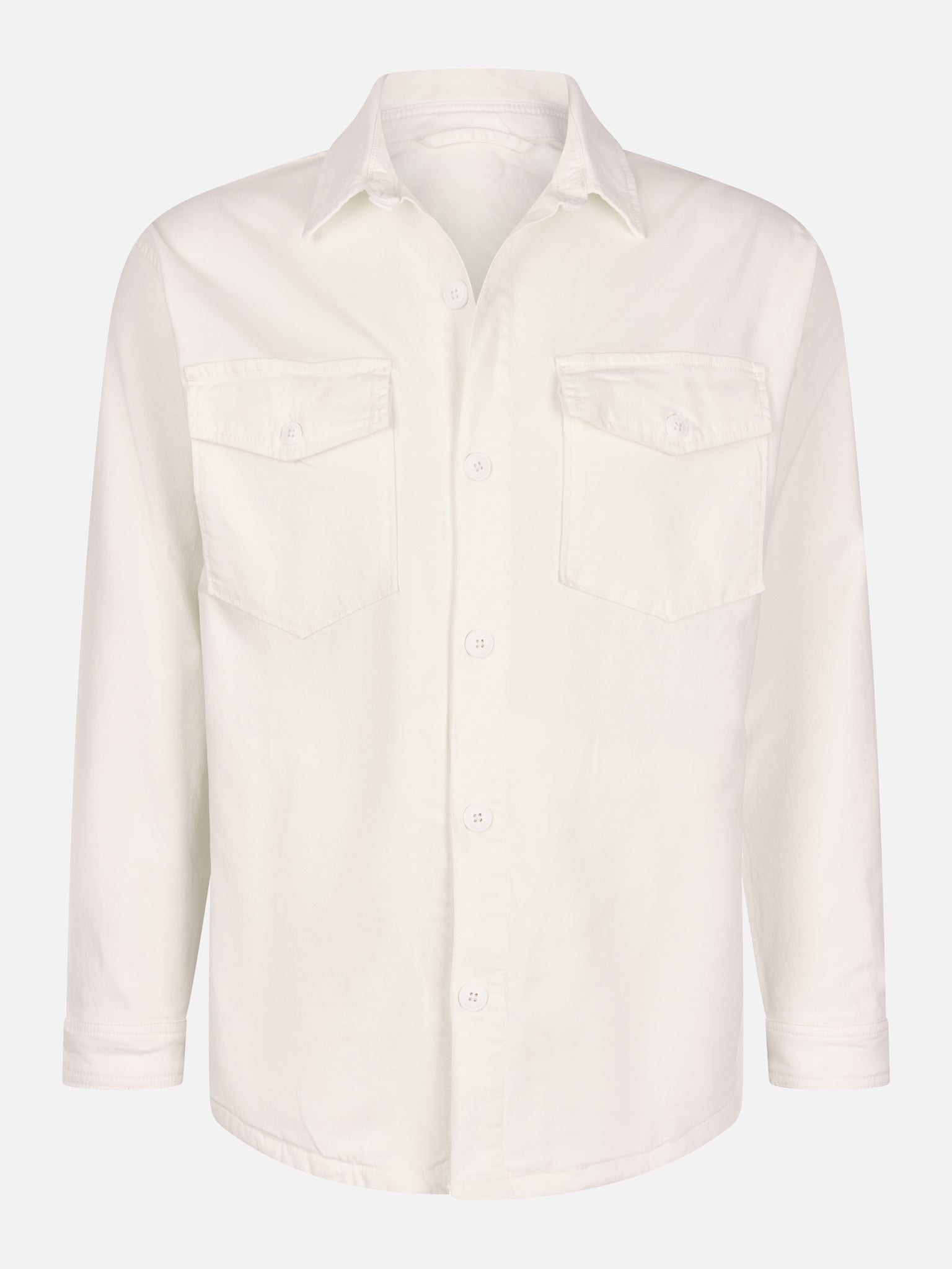 Wit overshirt heren