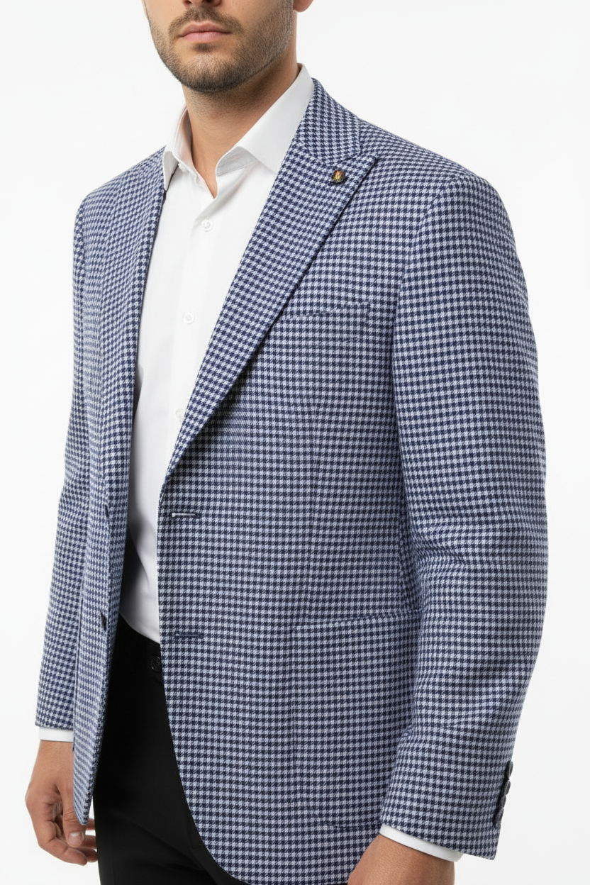 Blazer Homme Milano Bleu