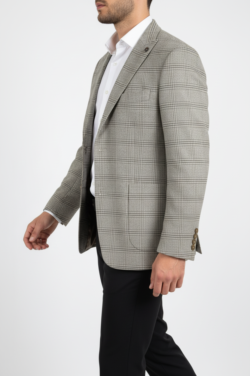Heren Blazer Lucca Beige