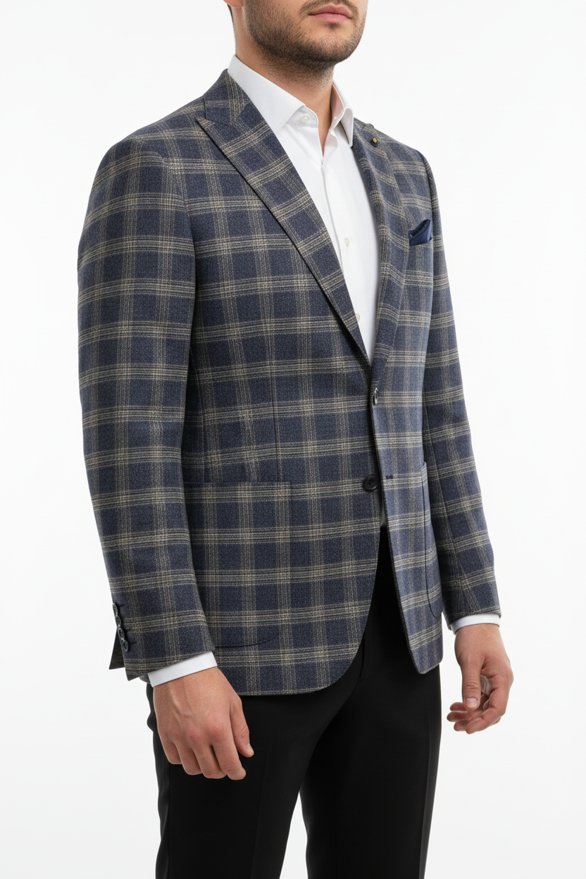 Herrenblazer Lucca Blau
