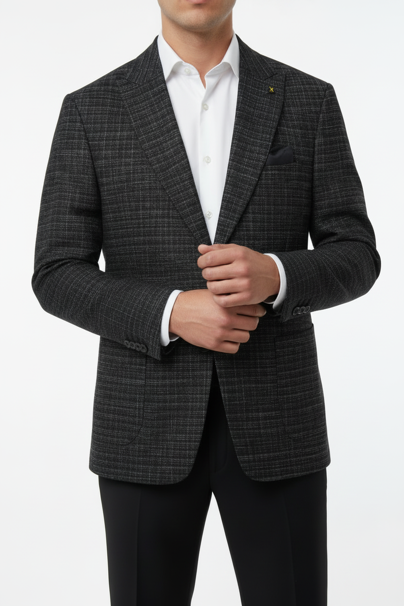 Heren Blazer Torino Zwart