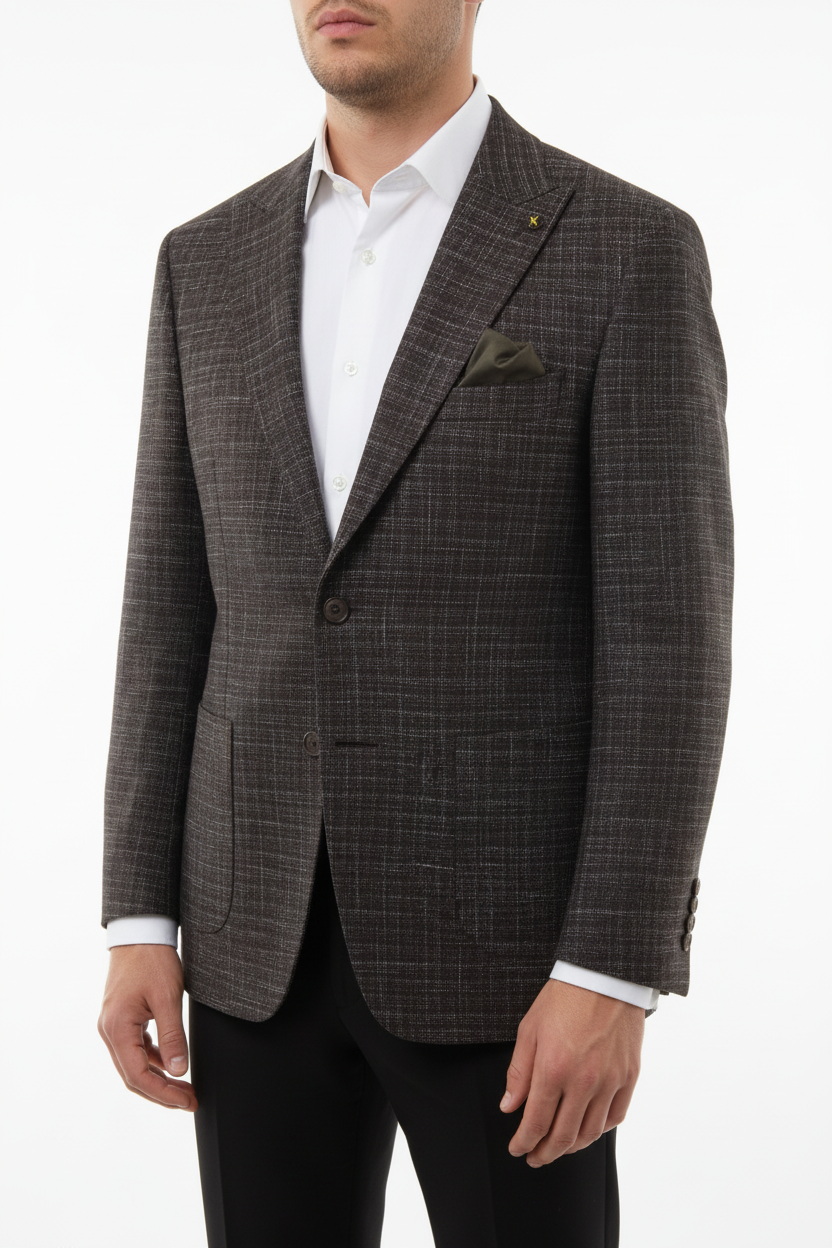 Heren Blazer Torino Bruin