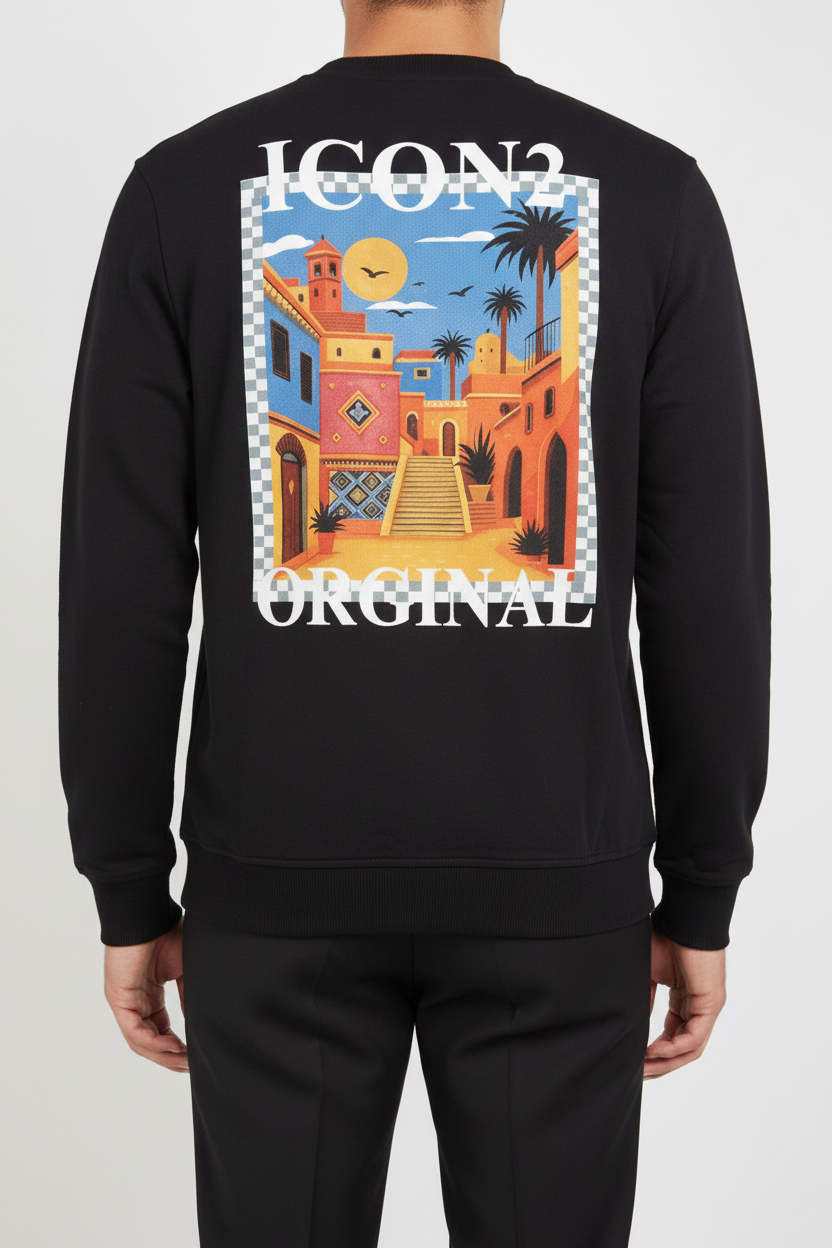 Valenci Icon2 Original Crewneck Zwart