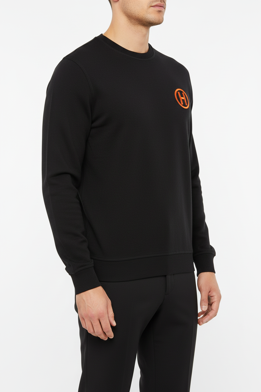 Valenci Heritage Crewneck Zwart
