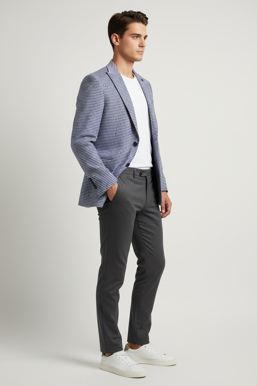 Blazer Homme Milano Bleu