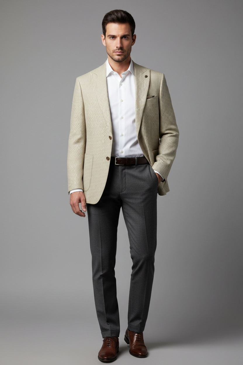 Giacca Uomo Milano Beige