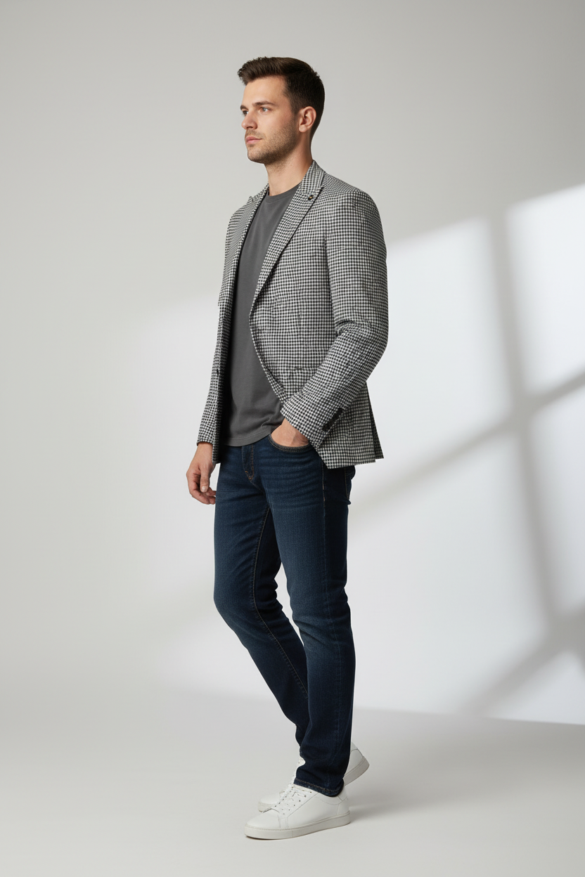 Blazer Homme Milano Gris