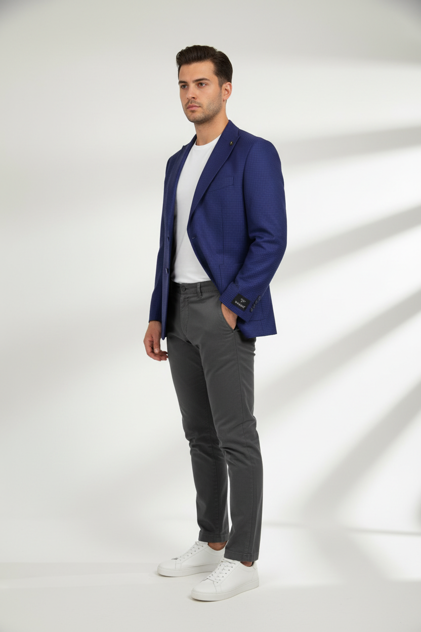 Giacca da uomo Roma blu navy