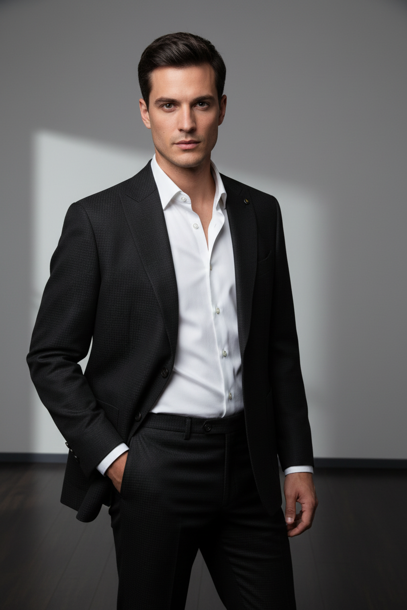 Blazer de hombre Roma negro