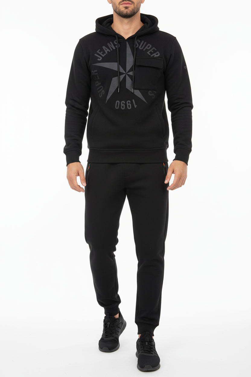 The Island Trainingspak zwart