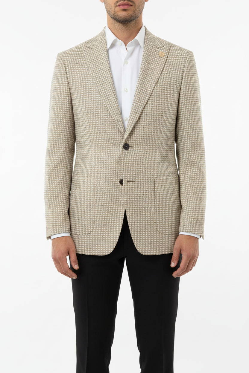 Heren Blazer Milano Beige