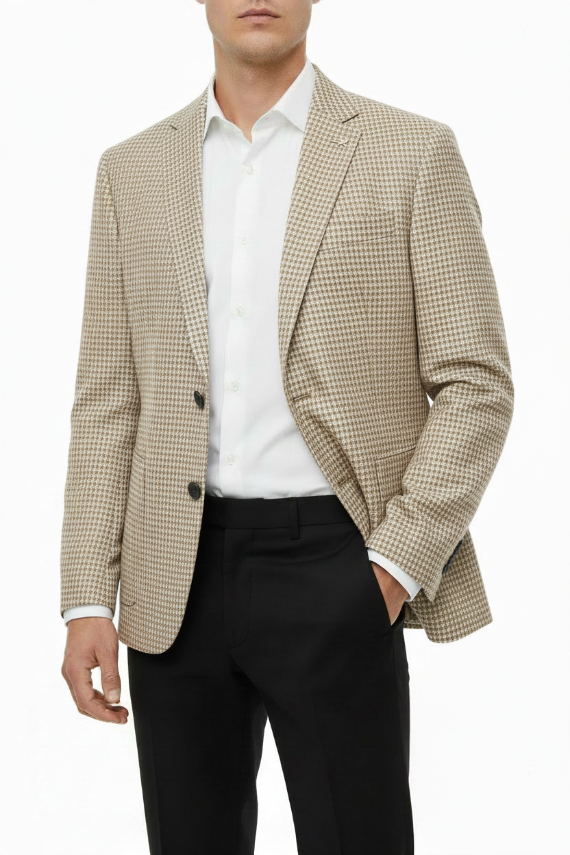 Heren Blazer Milano Beige