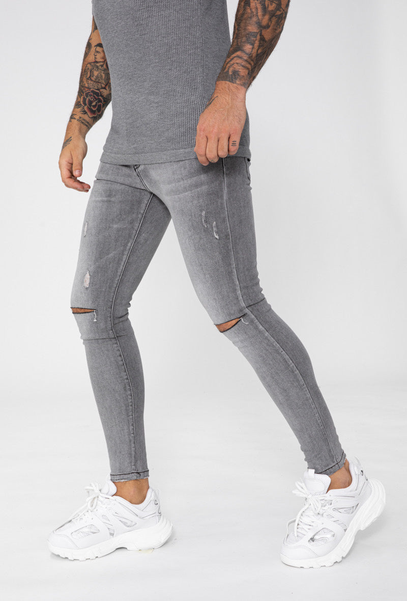 Grijze Skinny Jeans Heren