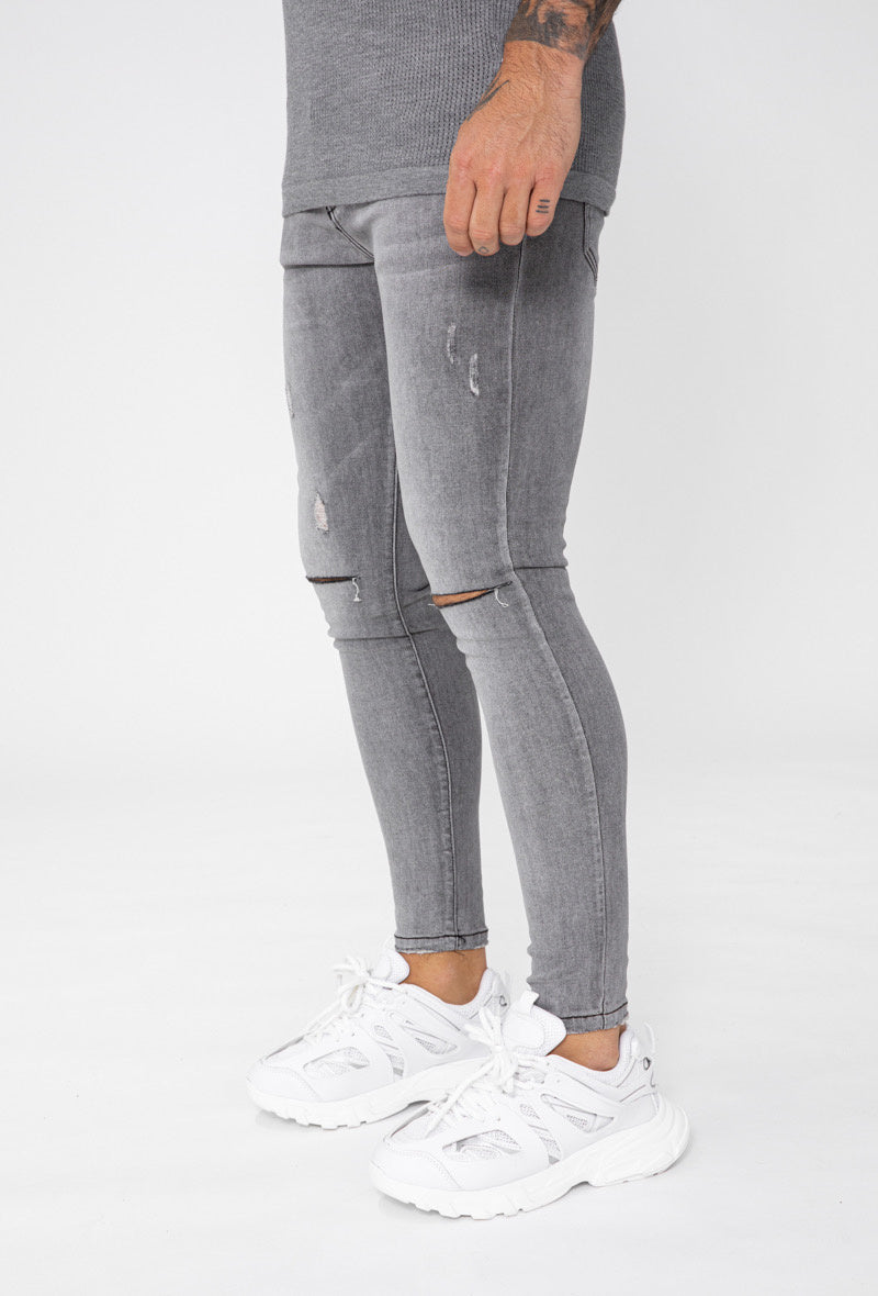 Grijze Skinny Jeans Heren