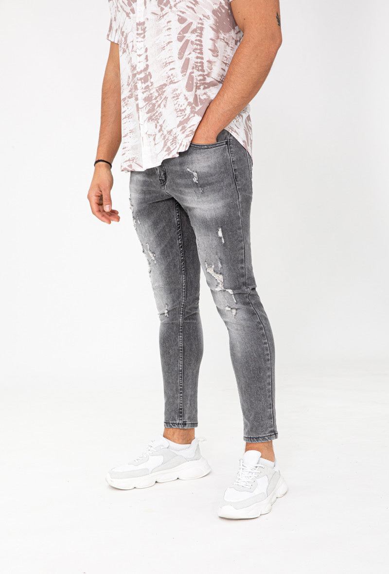 Skinny Jeans Antraciet