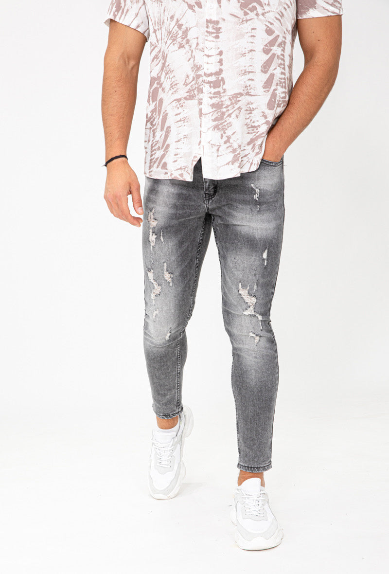Skinny Jeans Antraciet