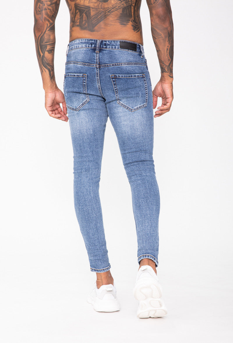 Licht blauwe Skinny Jeans