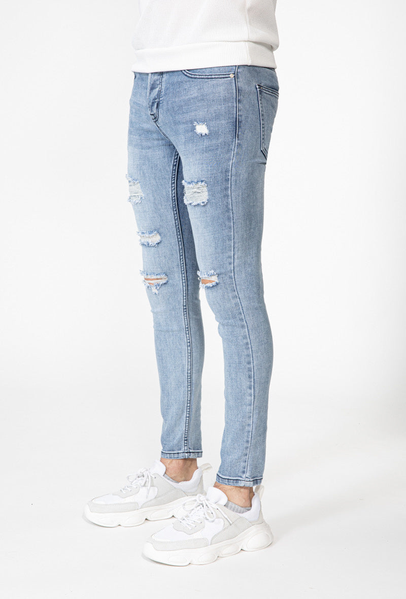 Skinny jeans heren blauw