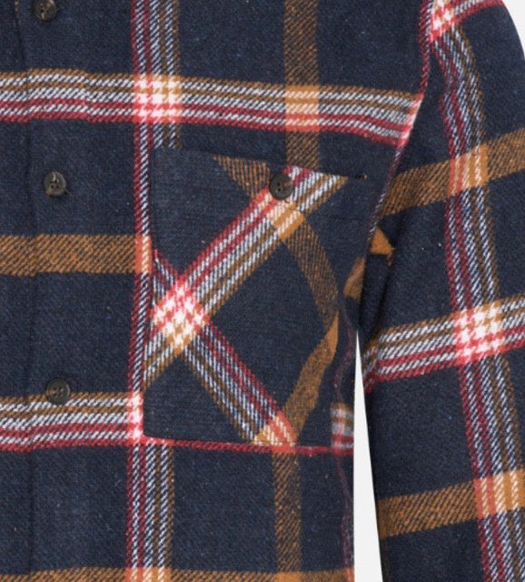 Flannel shirt Navy