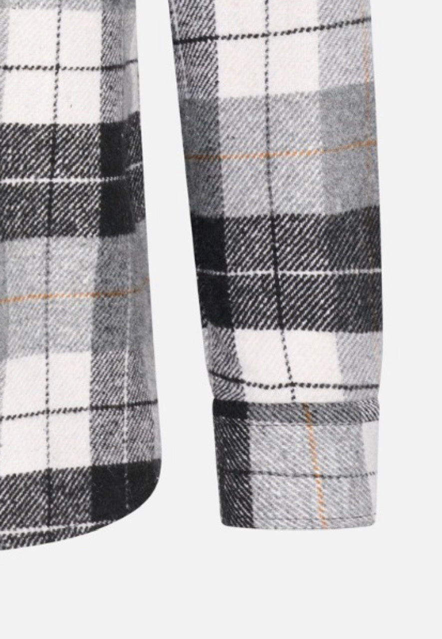 Flannel shirt gray