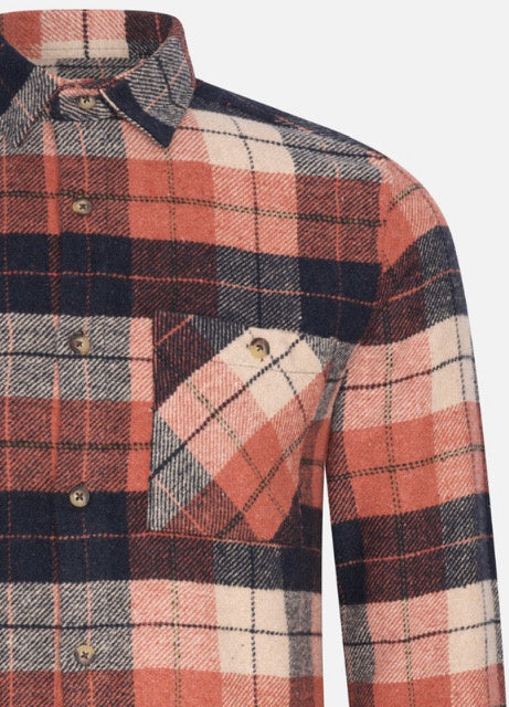 Flannel shirt pink