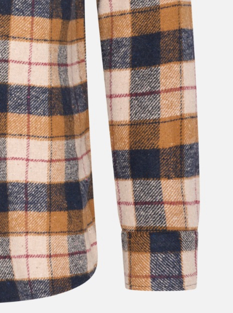 Flannel shirt camel