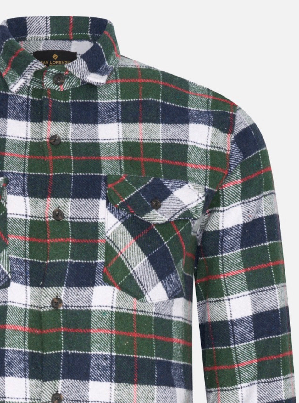 Flannel Shirt Groen