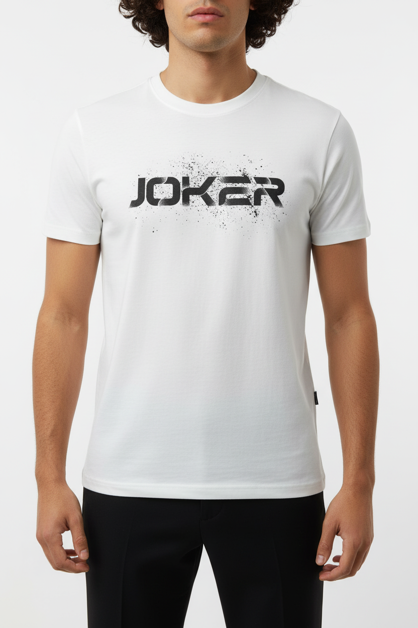 T-shirt White Joker