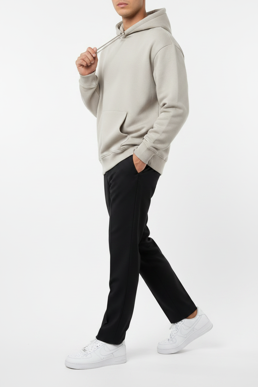 Felpa con cappuccio Arya grigio chiaro