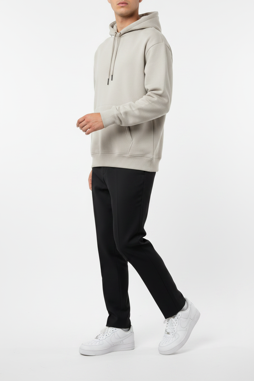 Felpa con cappuccio Arya grigio chiaro