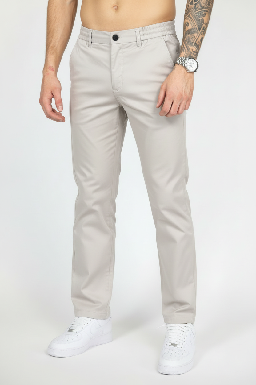 The Milano Chino Licht Grijs