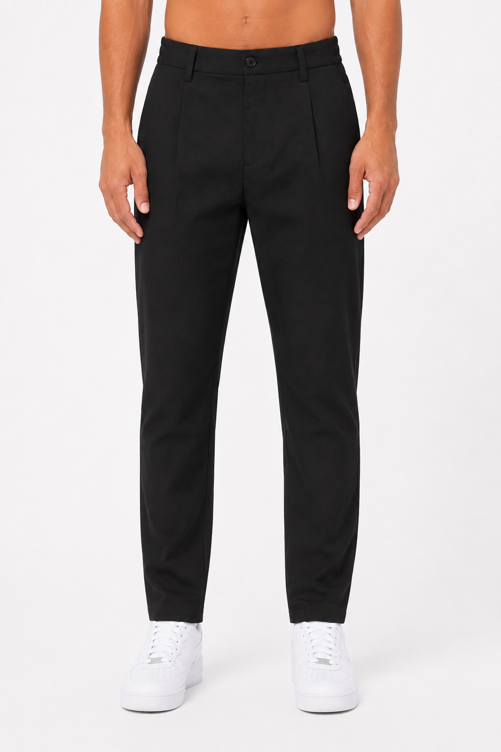 Milano Chino Regular Fit Zwart