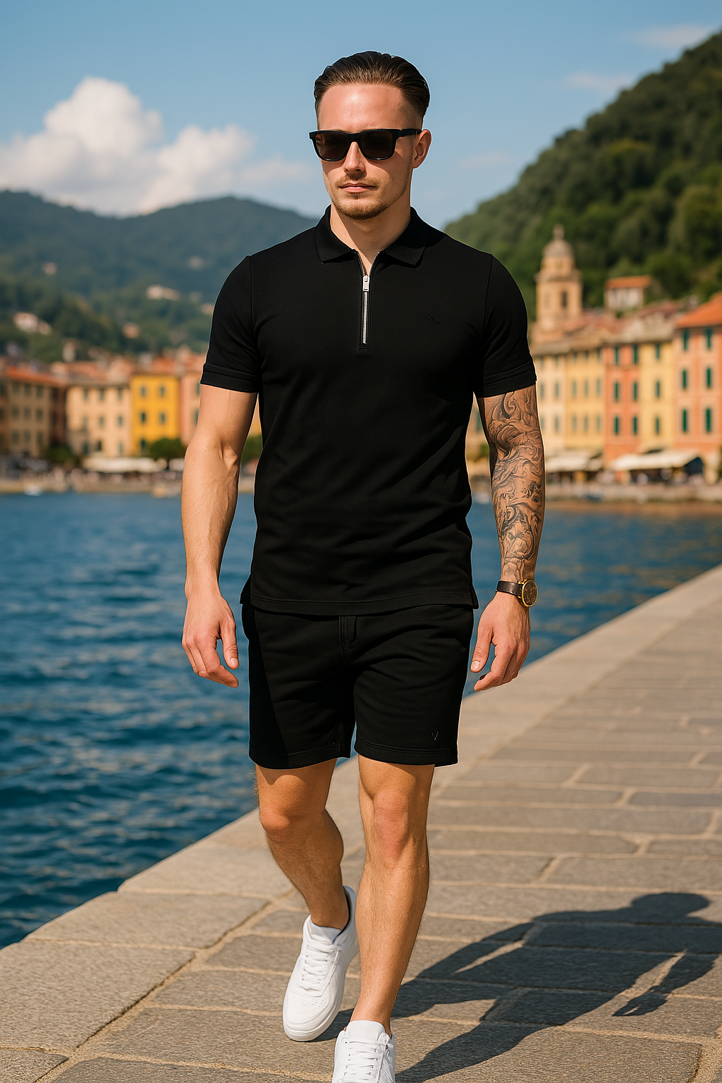 Polo set Ibiza Zwart