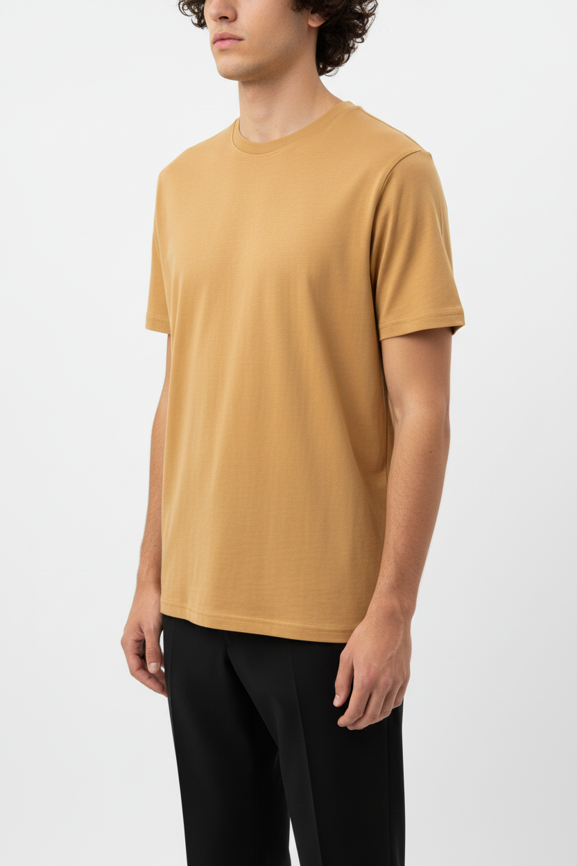 Gelbes T-Shirt Basic