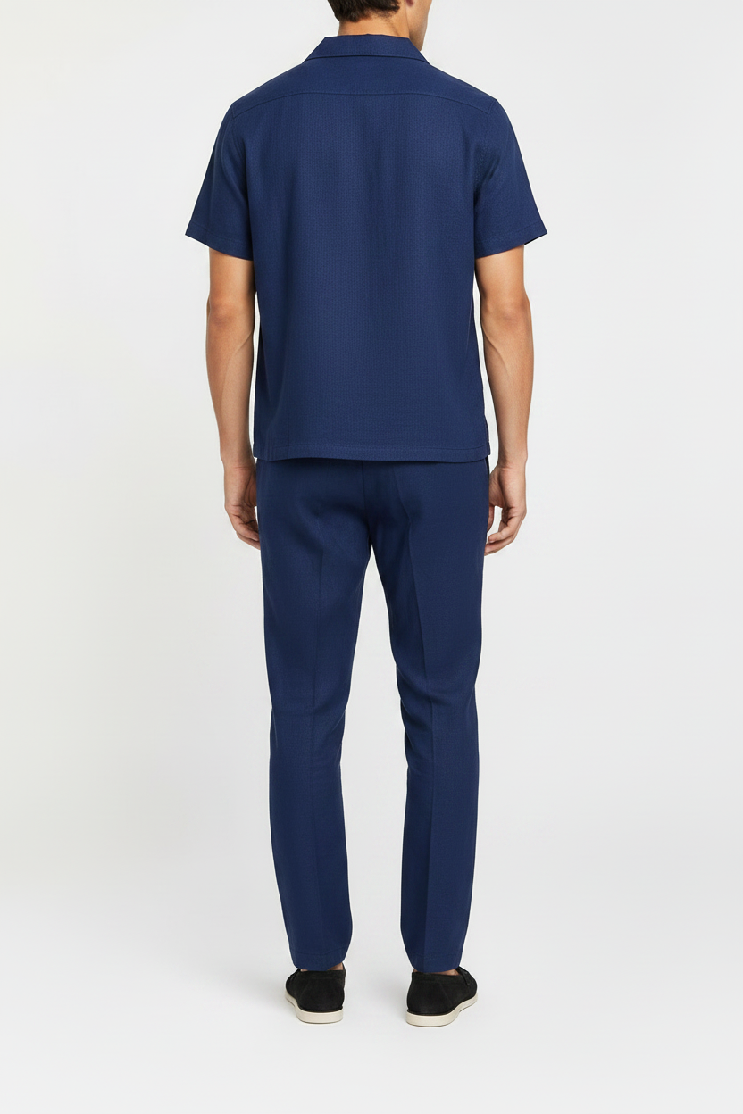 Conjunto de Lino Portofino Marino