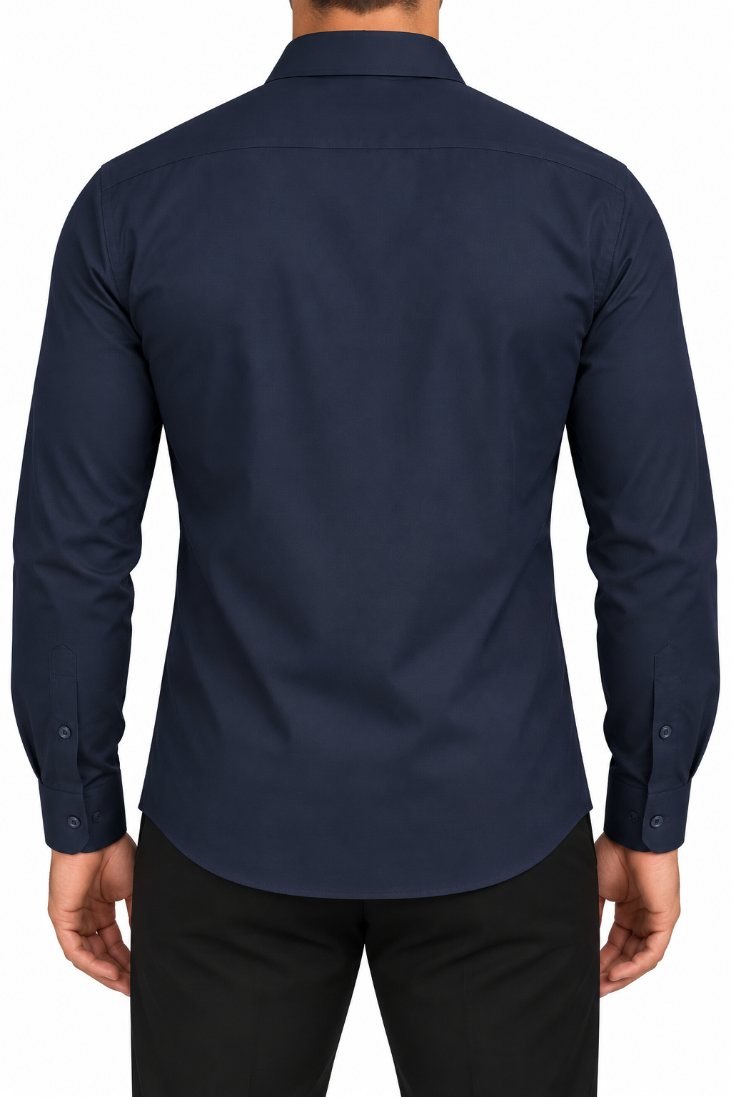 Klassiek Overhemd Navy