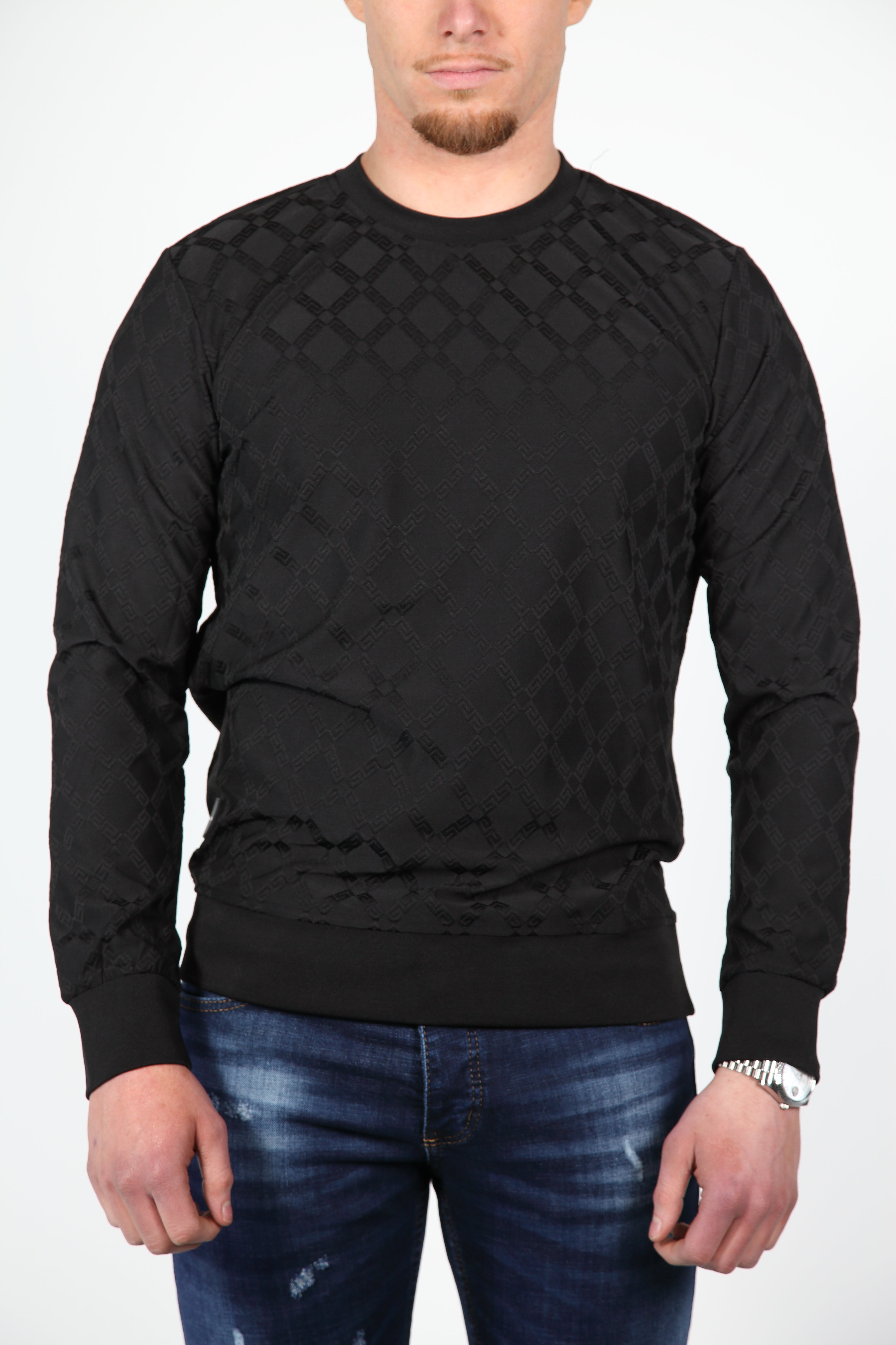 Schwarzer Pullover Fen
