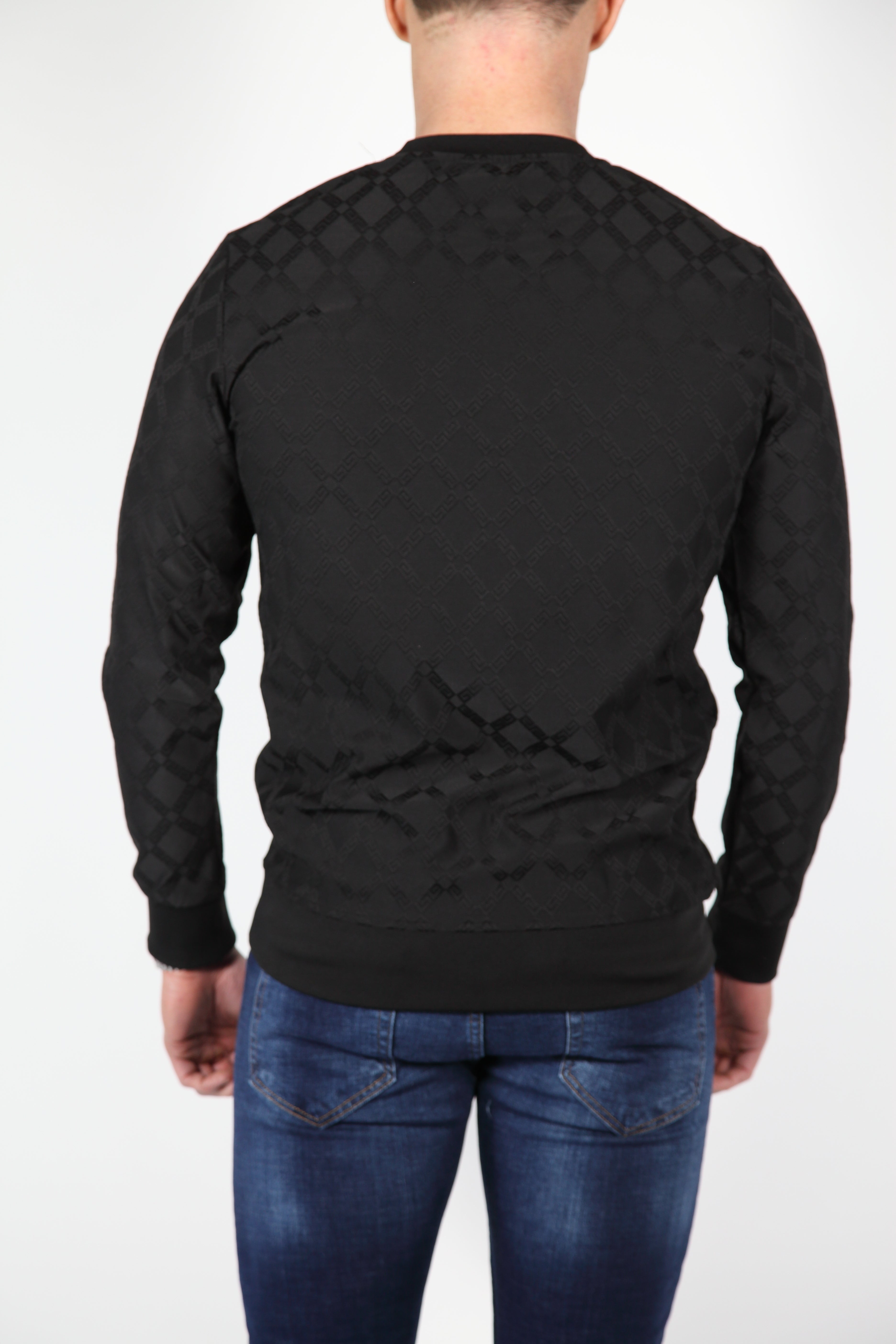Schwarzer Pullover Fen