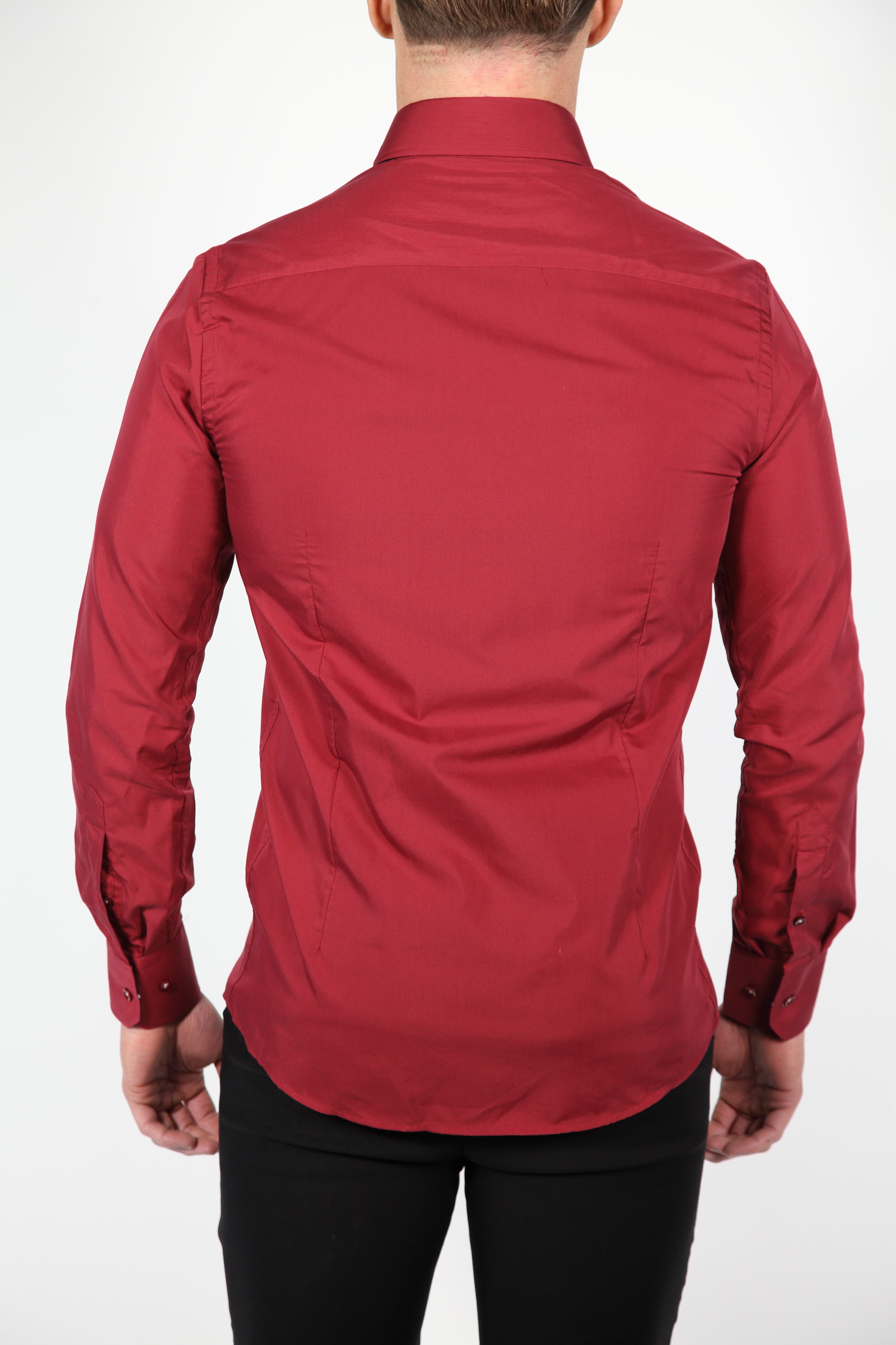 Overhemd Parla Bordeaux