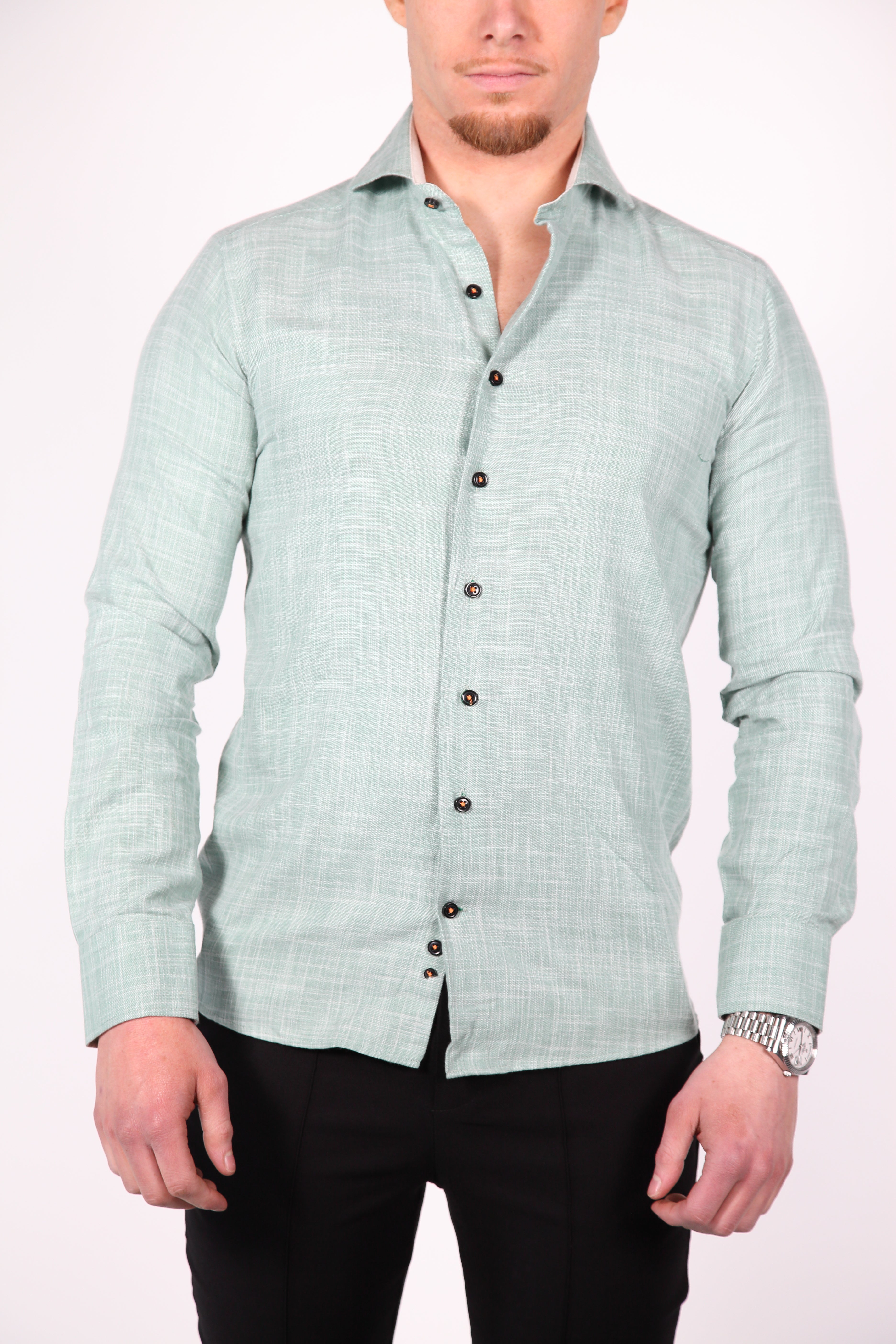 Overhemd Pinto Groen