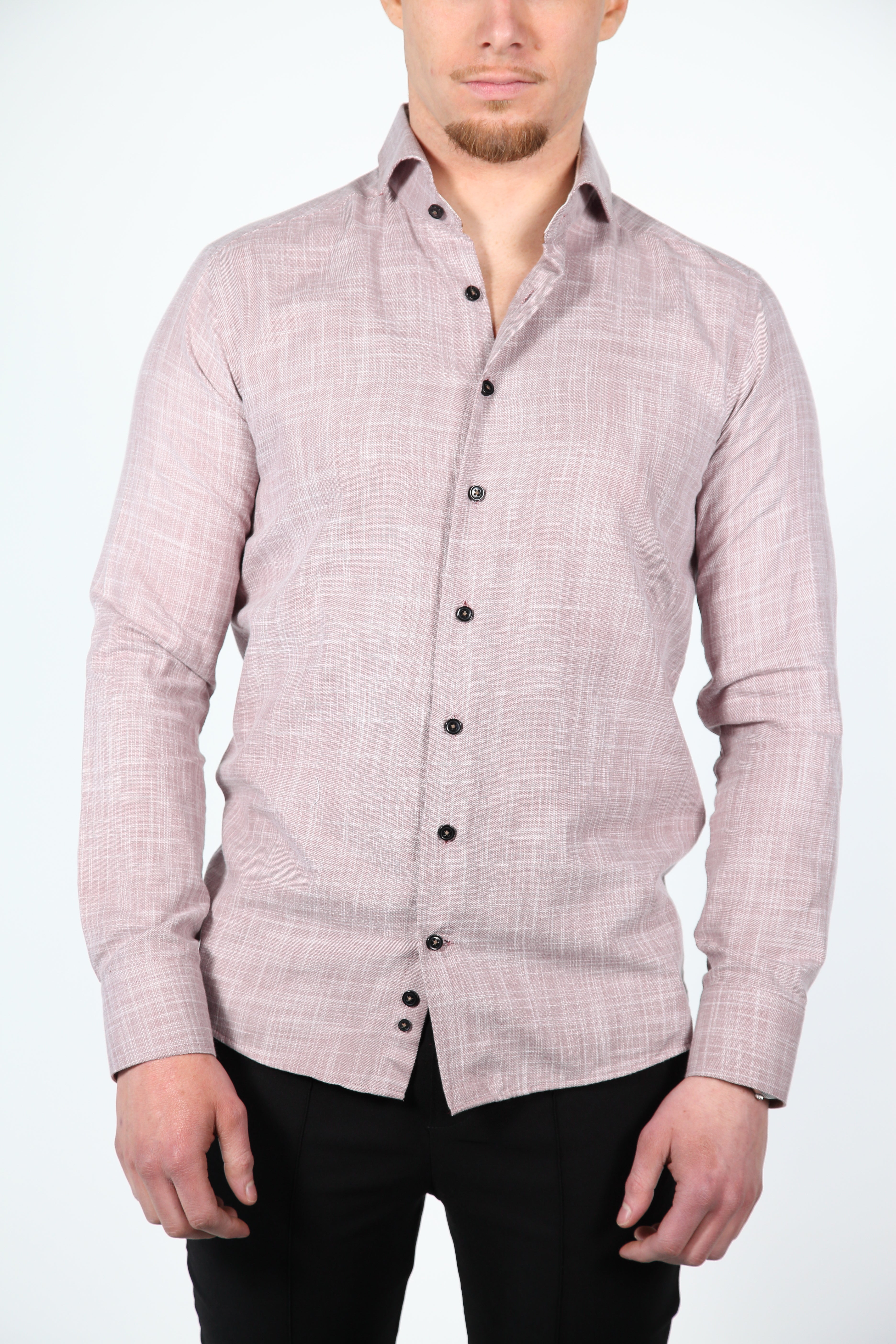 Overhemd Pinto Dark Red