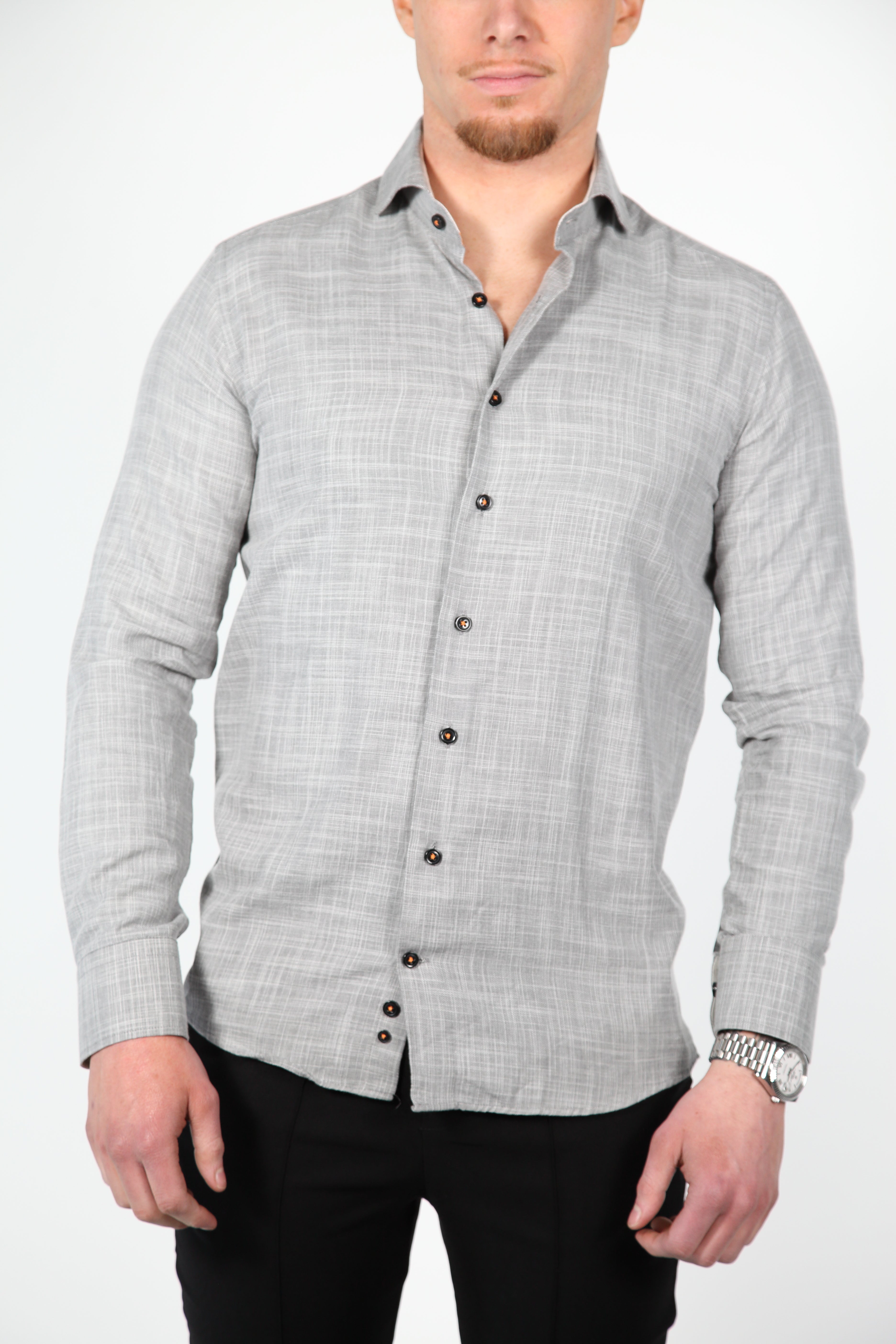 Chemise pinto gris