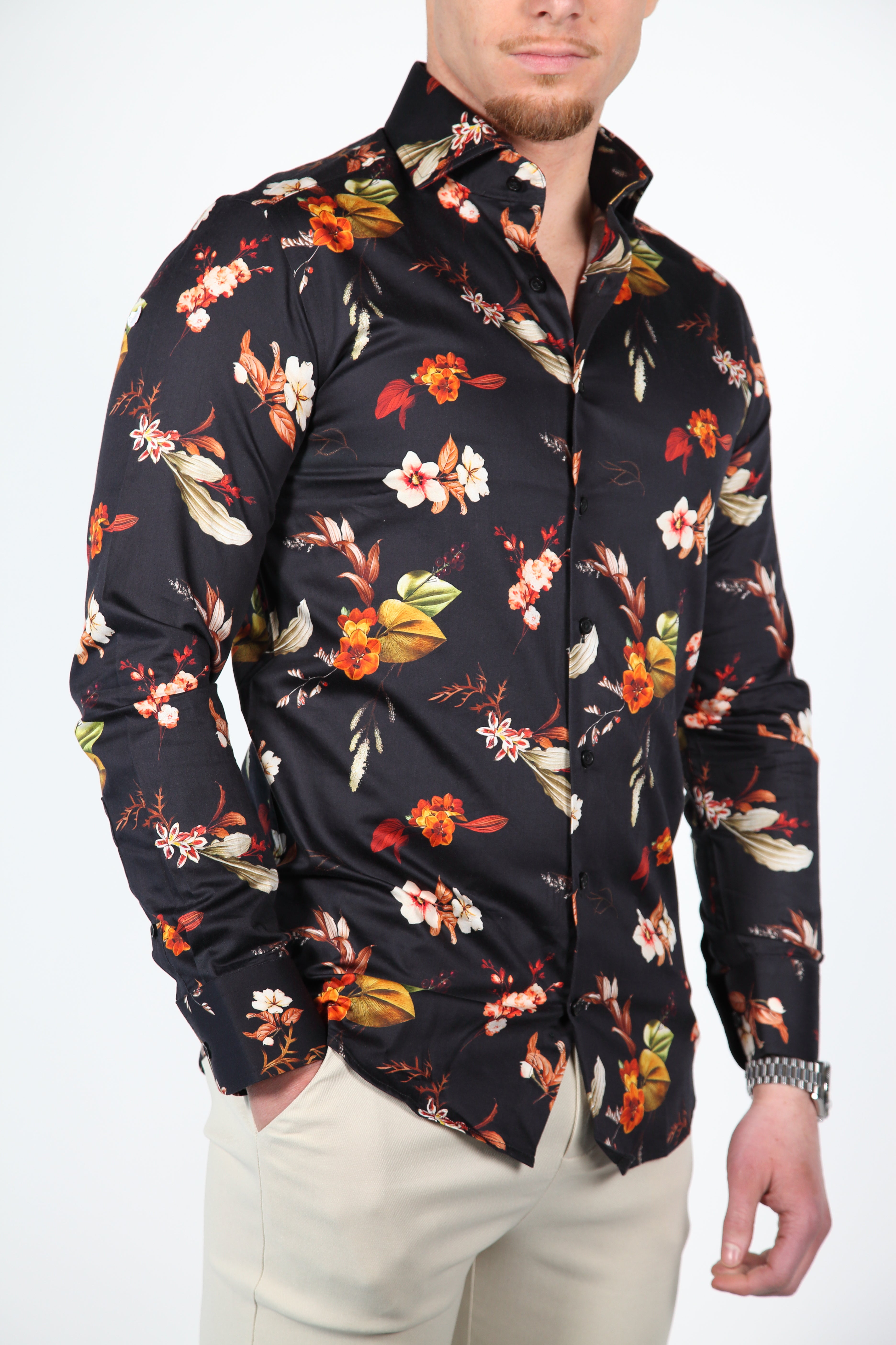 Overhemd Aries Zwart