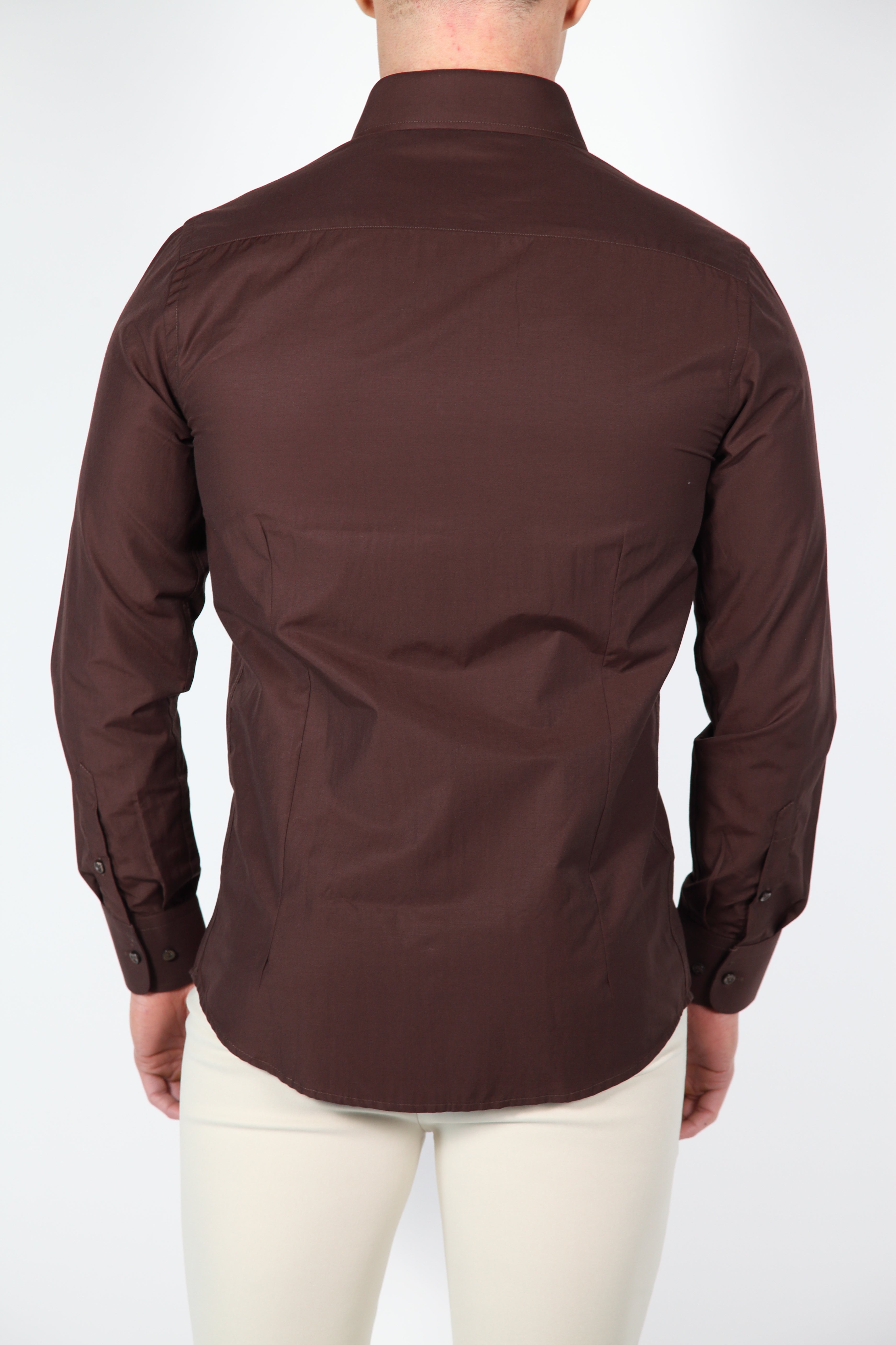 Overhemd Leira Bruin