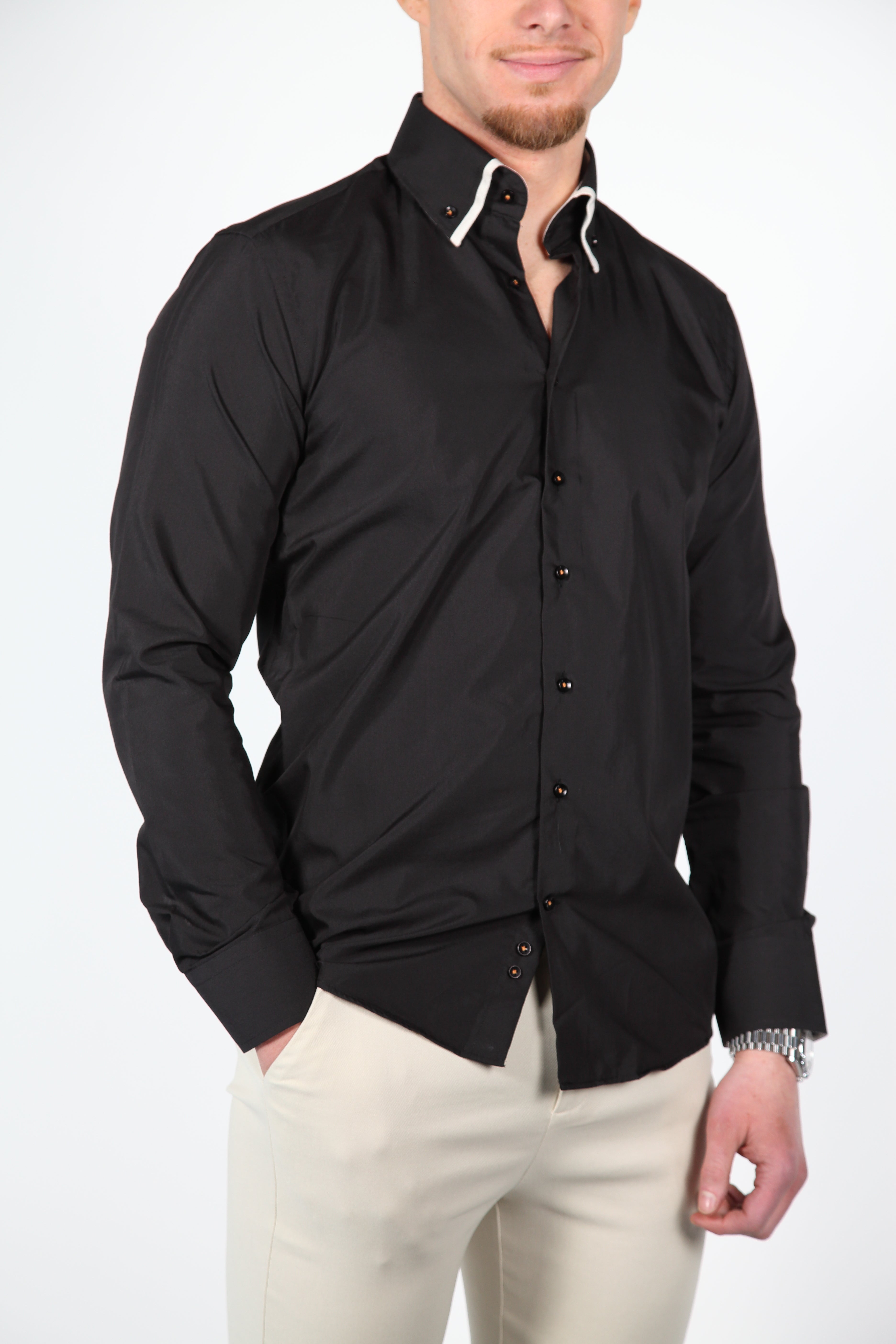 Overhemd Parla Zwart