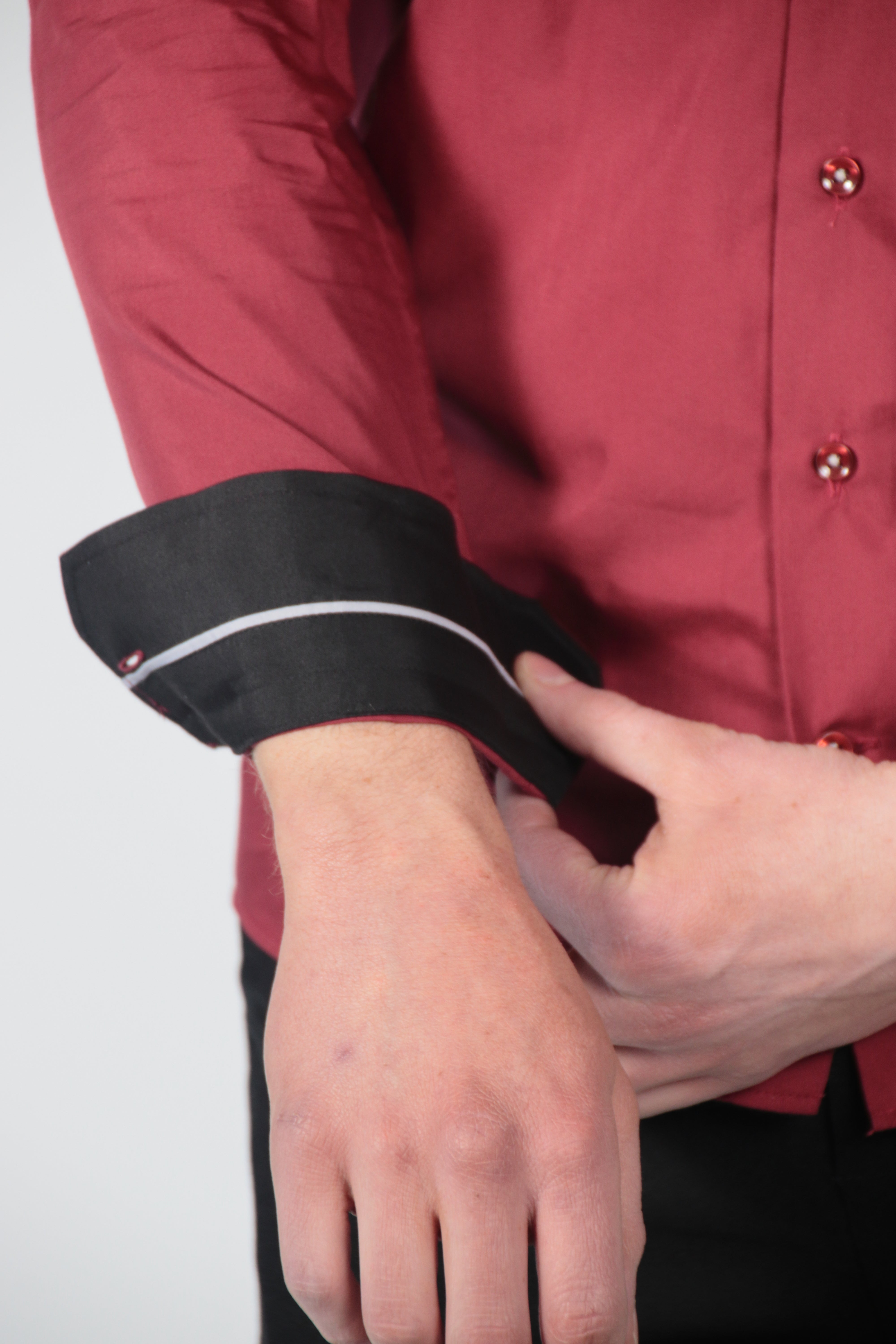 Overhemd Parla Bordeaux