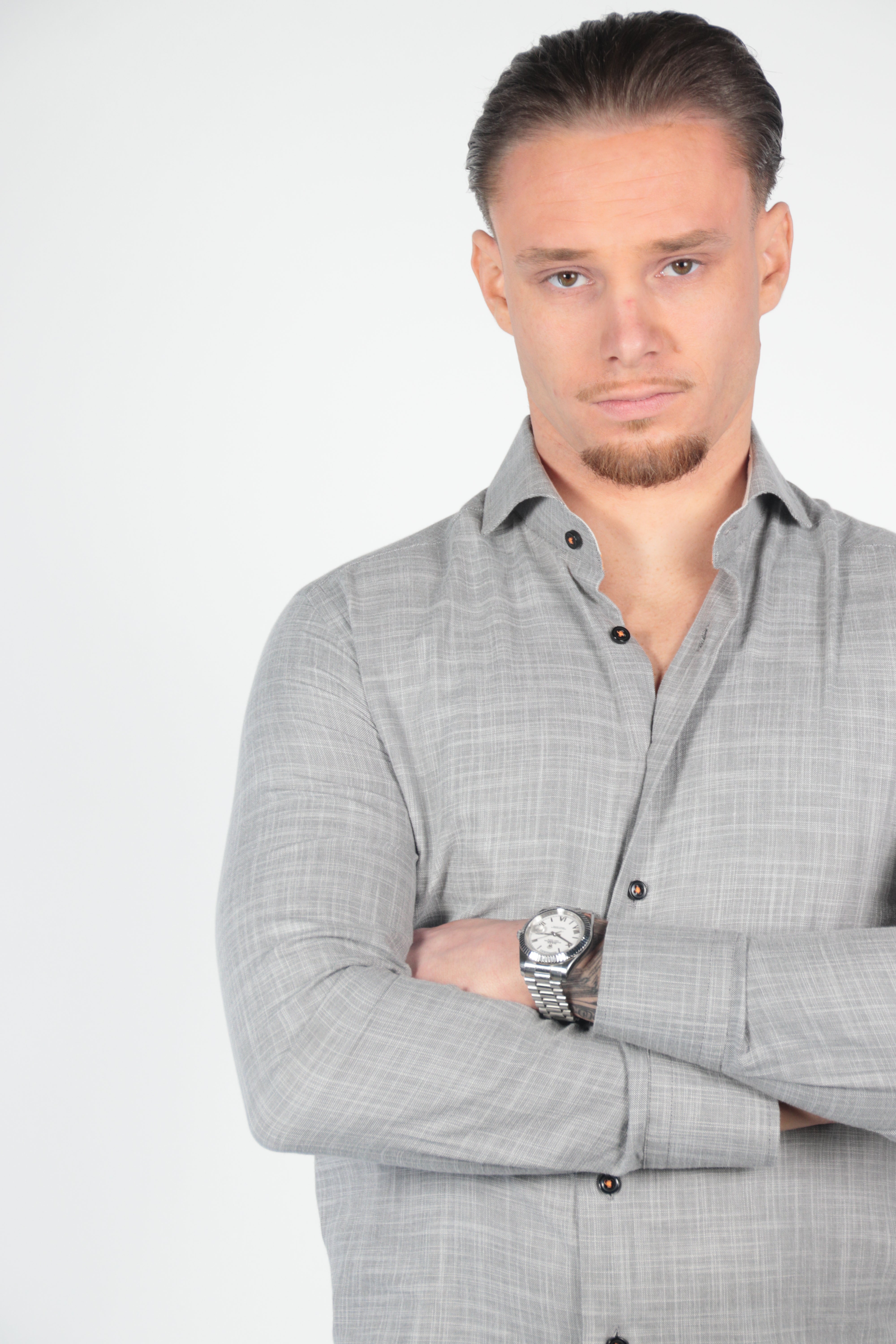 Chemise pinto gris